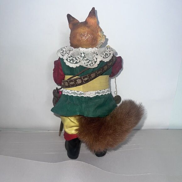 Sir Red Fox Resin 1991 Folkraft Possible Dreams Figurine - Picture 4 of 11